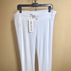 NWT Wildfox Sweats White